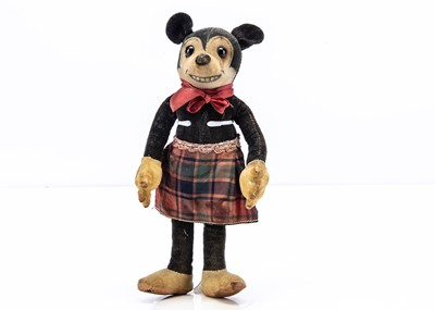 Lot 295 - A rare Dean’s Rag Book Co Scottish Mickey Mouse, 1930s