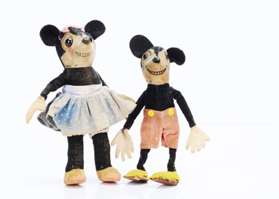 Lot 311 - A Dean’s Rag Book Co Mickey and Minnie Mouse, circa 1930