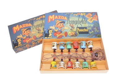 Lot 313 - A Mazda Disneylights set Pinocchio, 1950s