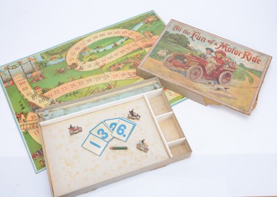 Lot 328 - A J.W. Spears & Son Bavaria ‘All the Fun of a Motor Ride’ race game, circa 1910