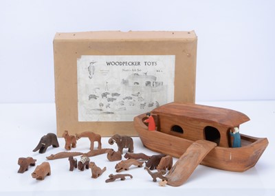 Lot 333 - A Woodpeck Toys Noah’s Ark Set, 1950-60s