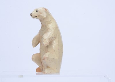 Lot 351 - A Forest Toys of Brockenhurst seated polar bear