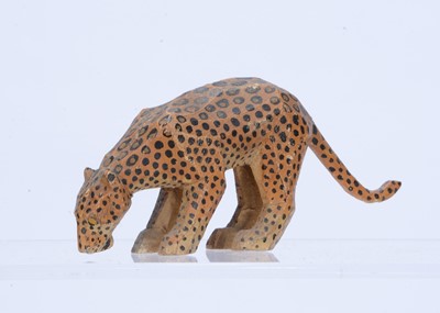 Lot 365 - A Forest Toys of Brockenhurst drinking cheetah