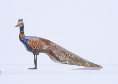 Lot 371 - A Forest Toys of Brockenhurst peacock