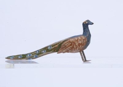 Lot 372 - A Forest Toys of Brockenhurst peacock