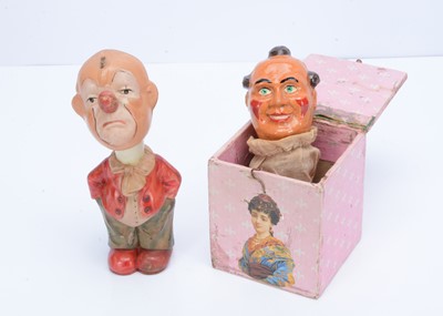 Lot 403 - A Japanese celluloid clockwork clown