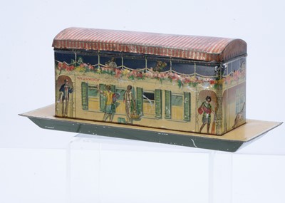 Lot 412 - A Jacobs & Co’s ‘Waterwitch’ House Boat biscuit tin