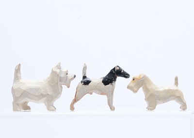 Lot 441 - Three Forest Toys of Brockenhurst terriers