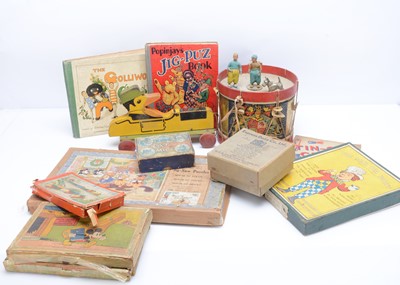 Lot 446 - Various toys and books