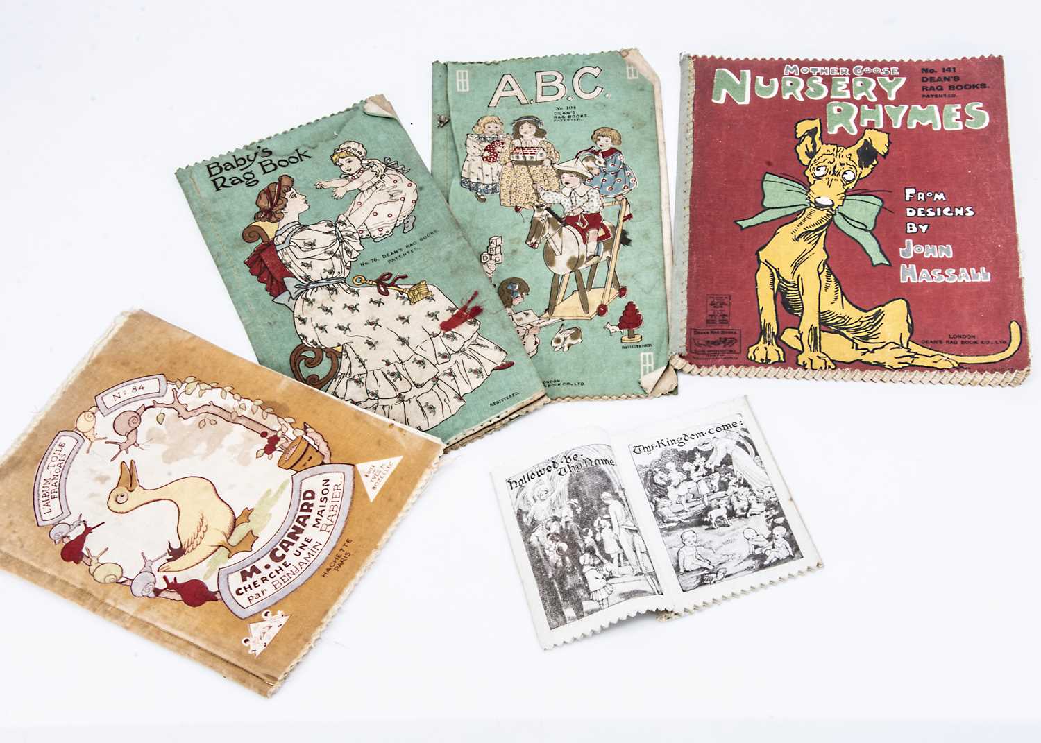 Lot 458 - Five Dean’s Rag Books,