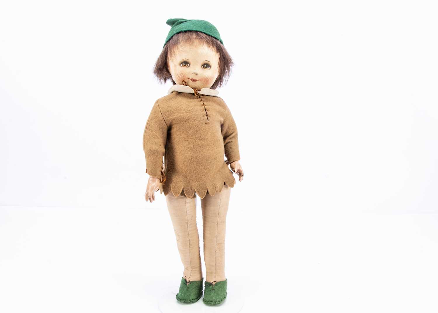 Lot 474 - A Dean’s Rag Book Co Pixie doll, late 1920s,