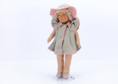 Lot 495 - A Dean’s Rag Book Co girl doll, 1930s