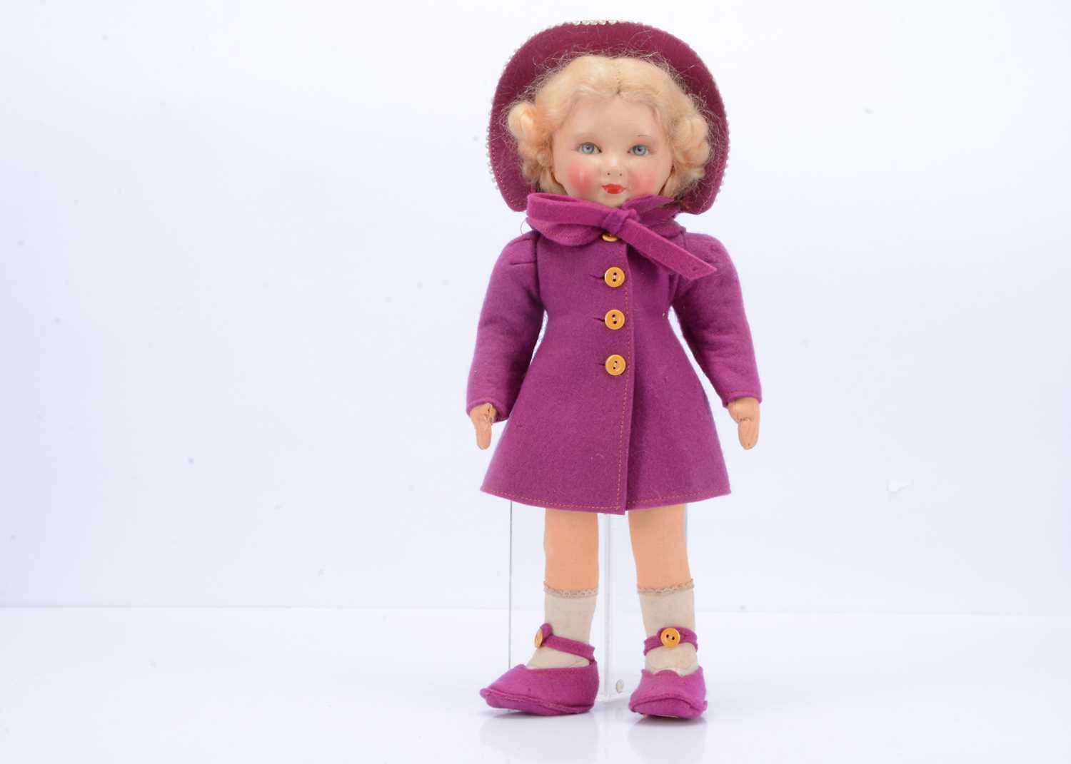 Lot 504 - A Dean’s Rag Book Co Doreen doll, 1931-32,