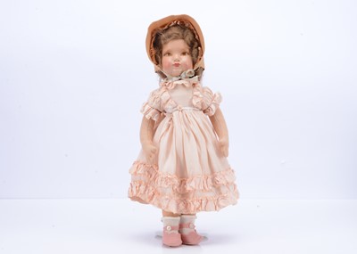 Lot 505 - A post-war Dean’s Rag Book Co girl doll