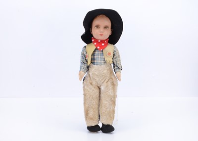 Lot 511 - A post-war Dean’s Rag Book Co Buffalo Billy doll, circa 1951