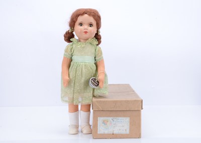 Lot 514 - A post-war Dean’s Rag Book Co Moira doll, in original box, 1950s