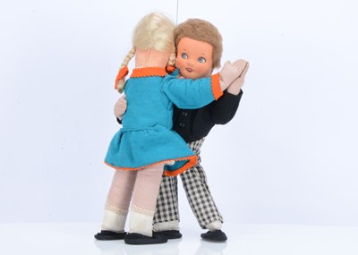 Lot 529 - A Dean’s Rag Book Co Joan and Peter Dancing Dolls