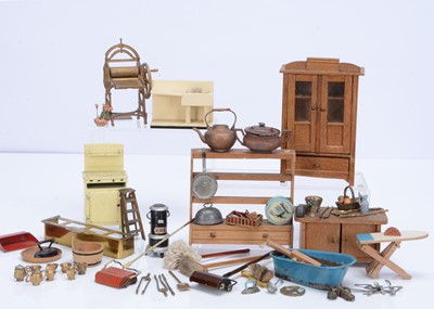 Lot 587 - Dolls’ house kitchen