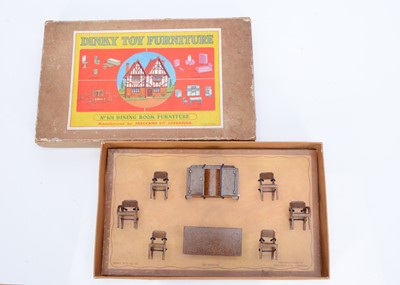 Lot 594 - A pre-war Meccano Dinky Toy Dolly Varden No.101 Dining Room