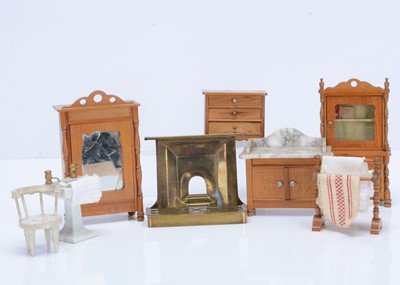 Lot 617 - Schneegass dolls’ house furniture