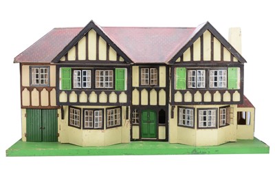 Lot 652 - A large Tri-ang No.93 stockbroker dolls’ house, 1950s