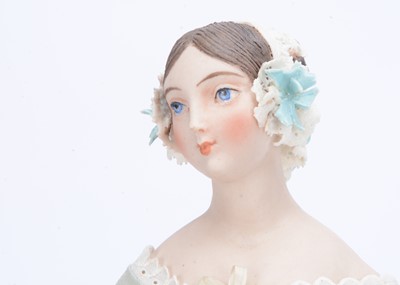 Lot 703 - A fine Martha Thompson artist bisque shoulder head doll