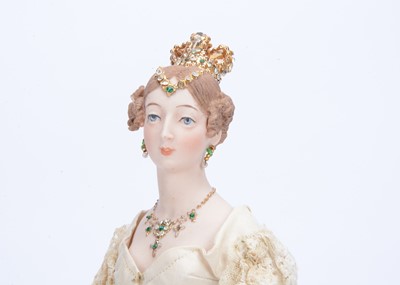 Lot 704 - A fine Martha Thompson artist bisque shoulder head doll