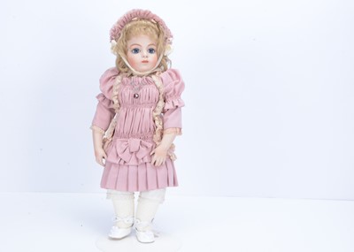 Lot 706 - A Heart of England replica Bru bisque headed bebe