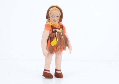 Lot 725 - A Merrythought Emile Littler’s Cinderella pantomime cloth doll, 1930s