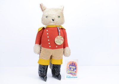 Lot 735 - A large Puss in Boots pantomime toy, probably American, 1949/50 with label signed by Tommy Trinder