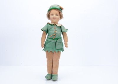 Lot 737 - A rare 1930s Chad Valley Bambina Peter Pan doll