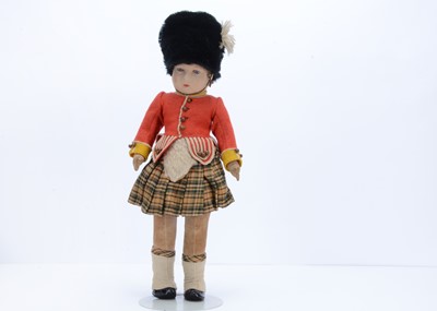 Lot 741 - A Chad Valley Highlander boy soldier, 1930s