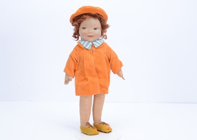 Lot 749 - A Chad Valley Cheeky boy doll, late 1930s