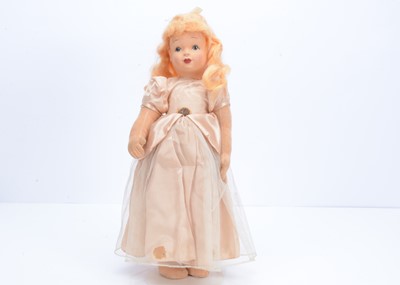 Lot 751 - A Chad Valley Cinderella doll, late 1930s