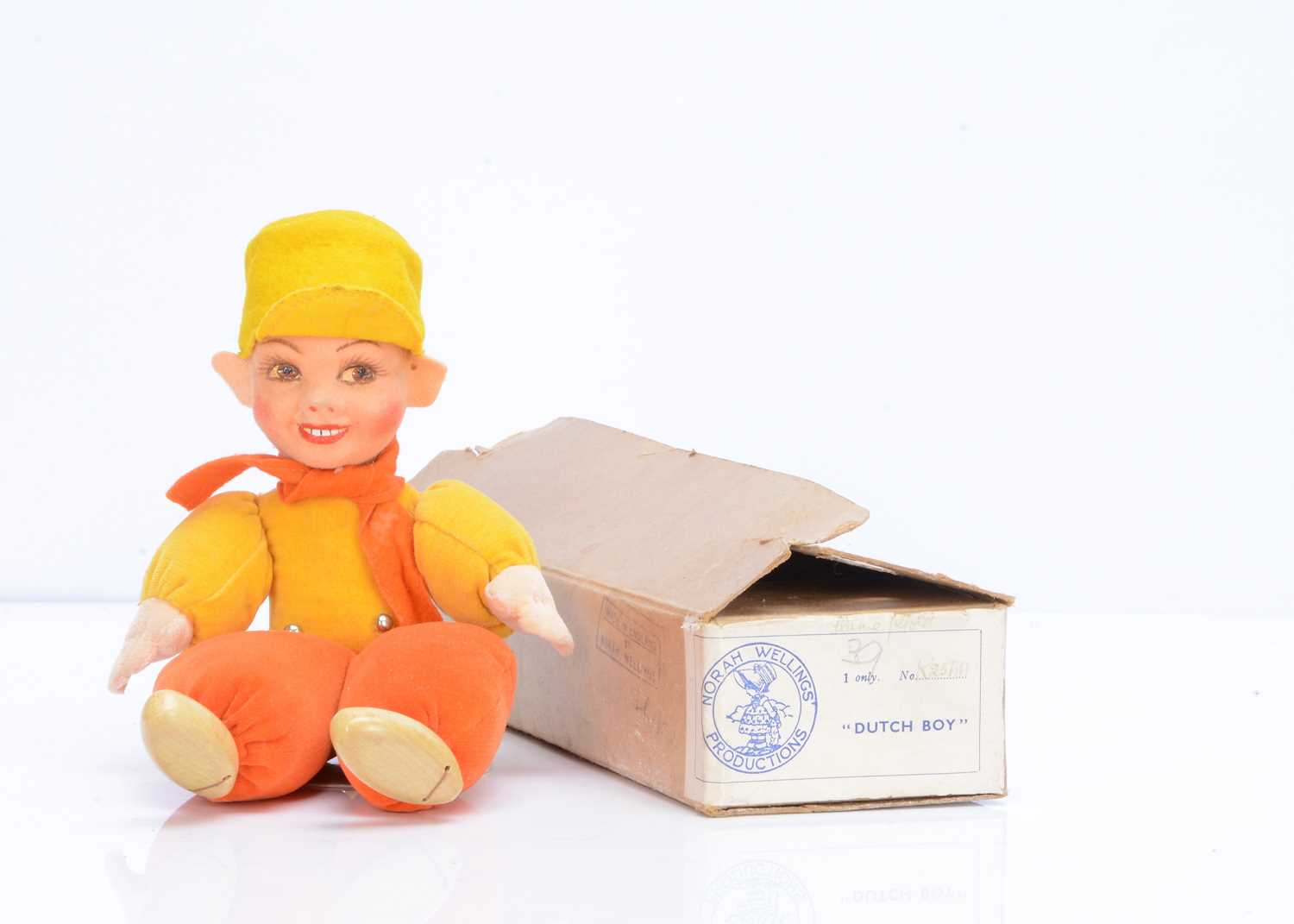 Lot 761 - A Norah Wellings Dutch Boy in rare original box, 1930s