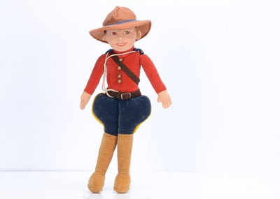 Lot 767 - A Norah Wellings Canadian Mountie boy doll