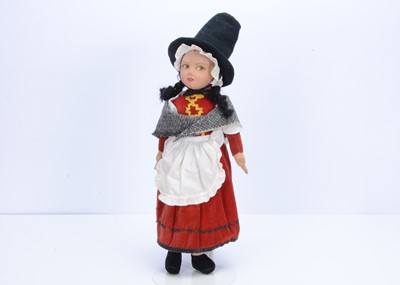 Lot 773 - A Norah Wellings Welsh girl doll