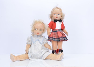 Lot 782 - Two Alpha Farnell girl dolls