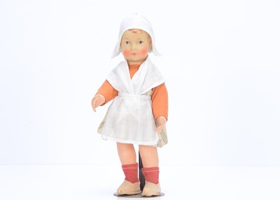 Lot 787 - A small Bing cloth Dutch girl doll