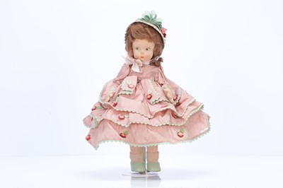 Lot 789 - A Lenci style felt doll, 1930s