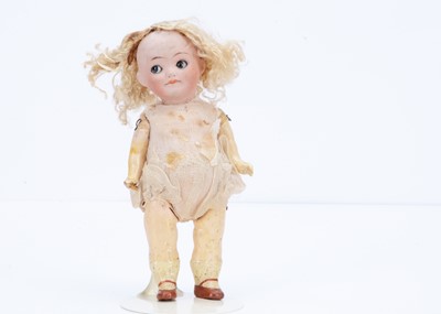 Lot 792 - A Goebels 408 bisque headed googly eyed doll