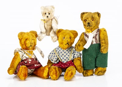 Lot 151 - Four small German Teddy Bears