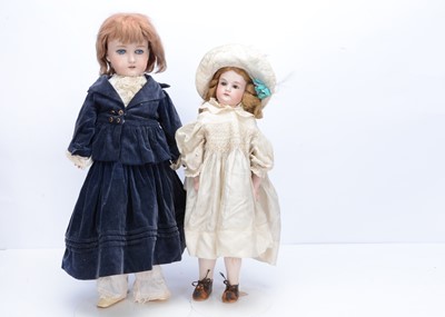 Lot 884 - Two  Armand Marseille child dolls