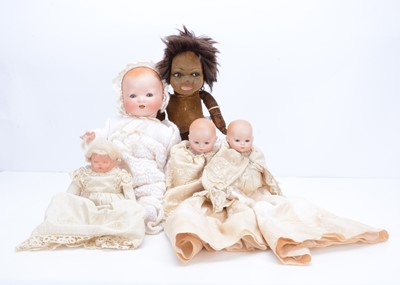 Lot 885 - Four German baby dolls