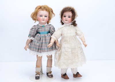 Lot 888 - Two SFBJ 301 child dolls