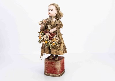 Lot 926 - A late 19th century Leopold Lambert flower seller automaton