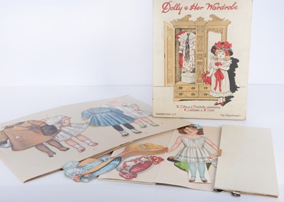 Lot 955 - A Raphel Tuck & Sons Ltd for Harrods Dolly & Her Wardrobe paper doll