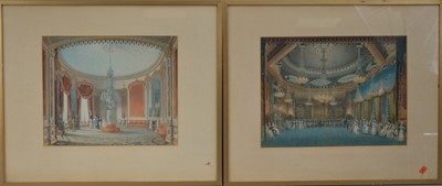 Lot 279 - Four framed prints of the interior of Brighton Pavilion