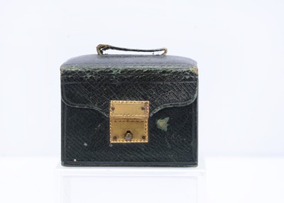 Lot 981 - A rare fashion doll’s travelling writing box