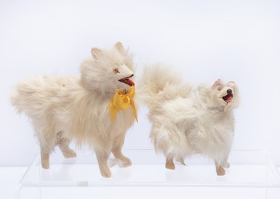 Lot 989 - A fashion doll’s fur Spitz dog